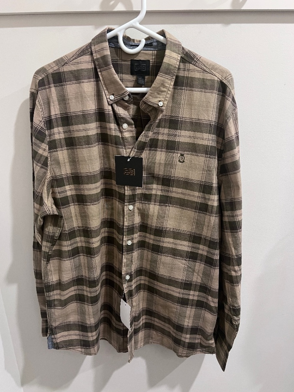 Men's 14th and Union Plaid Shirt XL